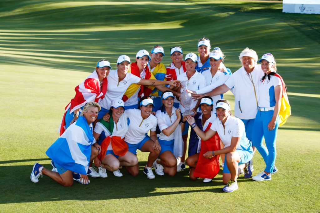 Team Europa beim Solheim Cup