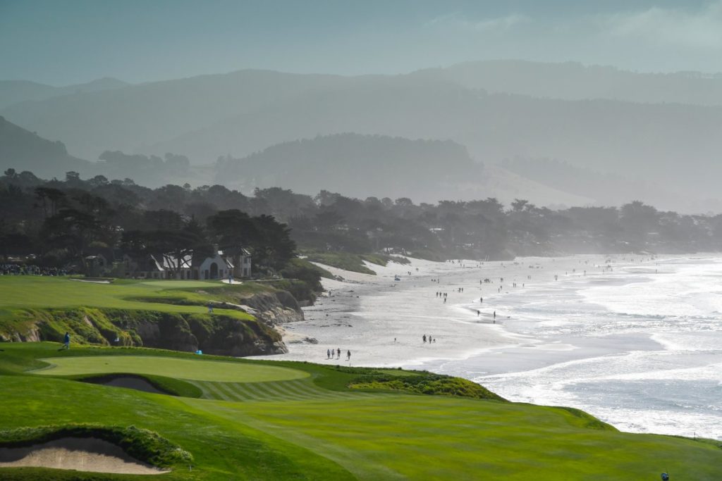 Traumkulisse: Loch neun von Pebble Beach