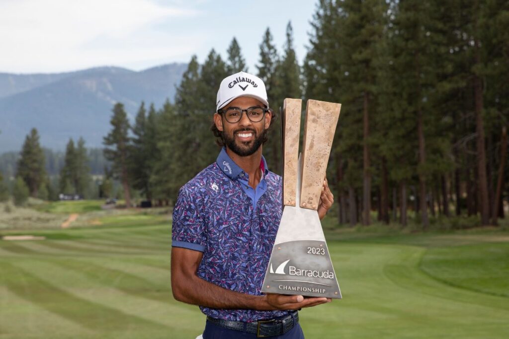 Akshay Bhatia triumphierte bei der Barracuda Championship 2023 (Foto: Picture Alliance)