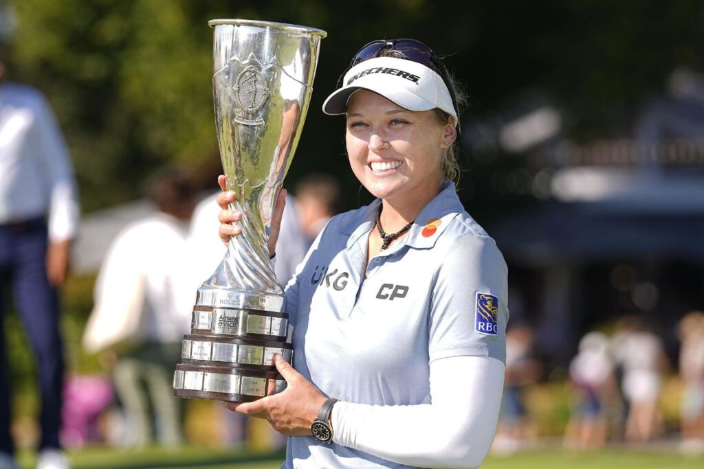 Die Kanadierin Brooke Henderson gewann die Evian Championship 2022 (Foto: Picture Alliance)