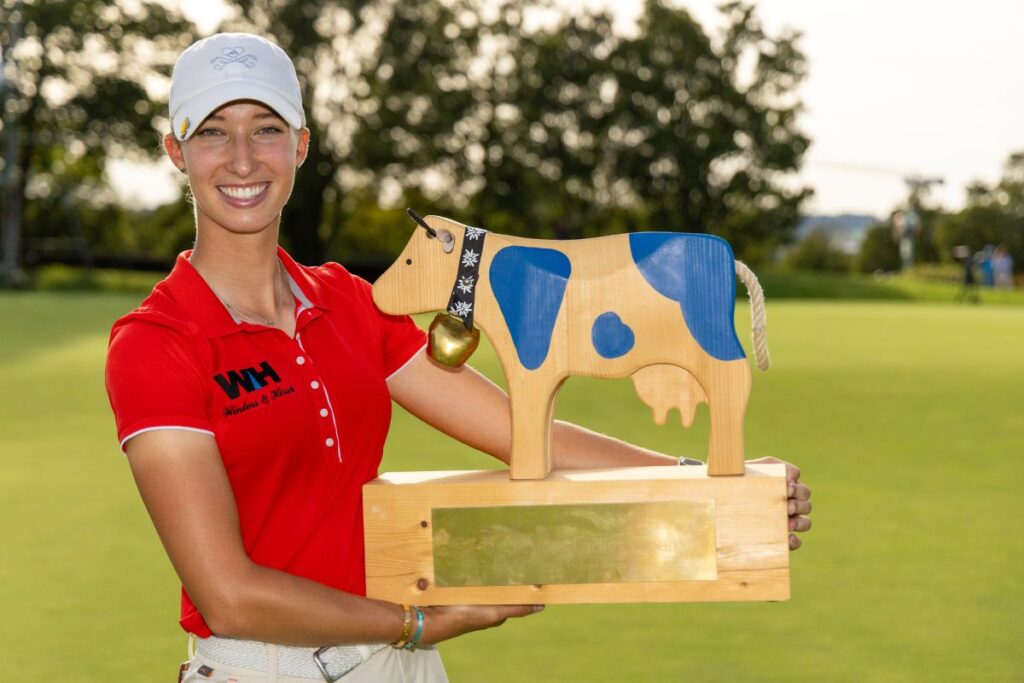 Alexandra Försterling gewinnt bei der Swiss Ladies Open ihren ersten Titel auf der Ladies European Tour.