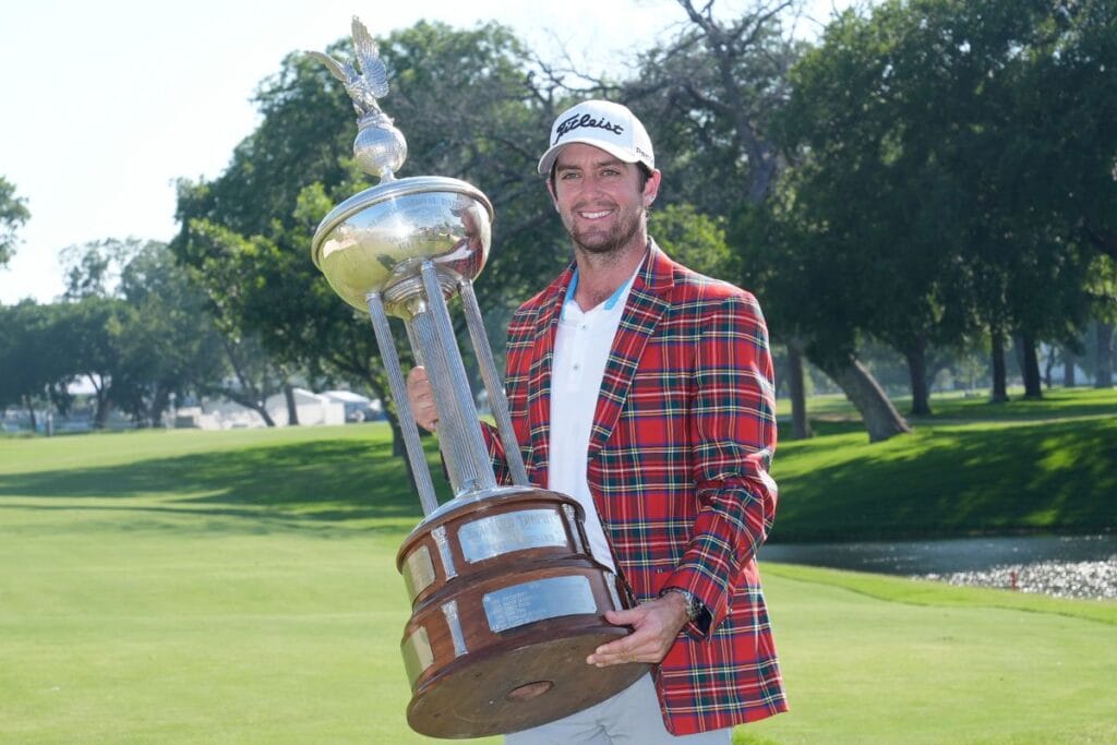 Davis Riley gewinnt die Charles Schwab Challenge 2024 (Foto: Picture Alliance)