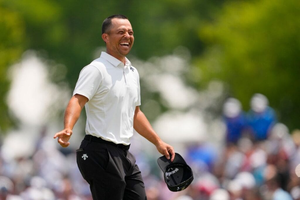 Xander Schauffele liegt bei der PGA Championship 2024 nach einer Rekord-Runde in Führung (Foto: Picture Alliance)