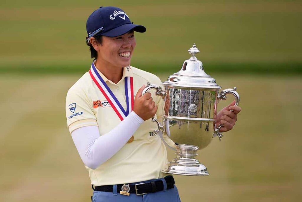 Yuka Saso gewinnt nach 2021 auch die U.S. Women's Open 2024 (Foto: picture-alliance)