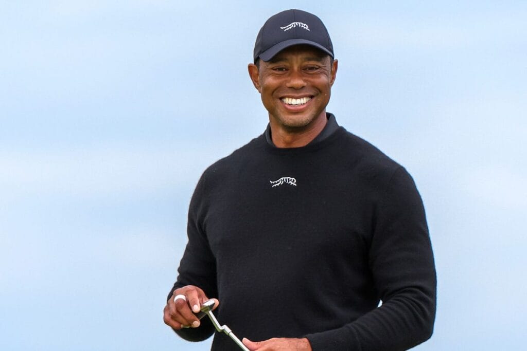 Für die Spieler wie Tiger Woods geht es bei der Open Championship 2024 um 17 Millionen U.S. Dollar Preisgeld (Foto: Picture Alliance)