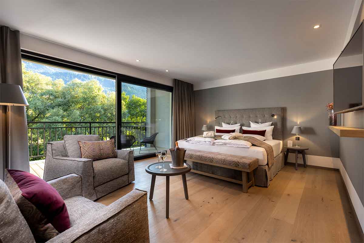 Edles Interieur: Das Dolimitengolf Suites weiß seine Gäste durch modern Design zu begeistern