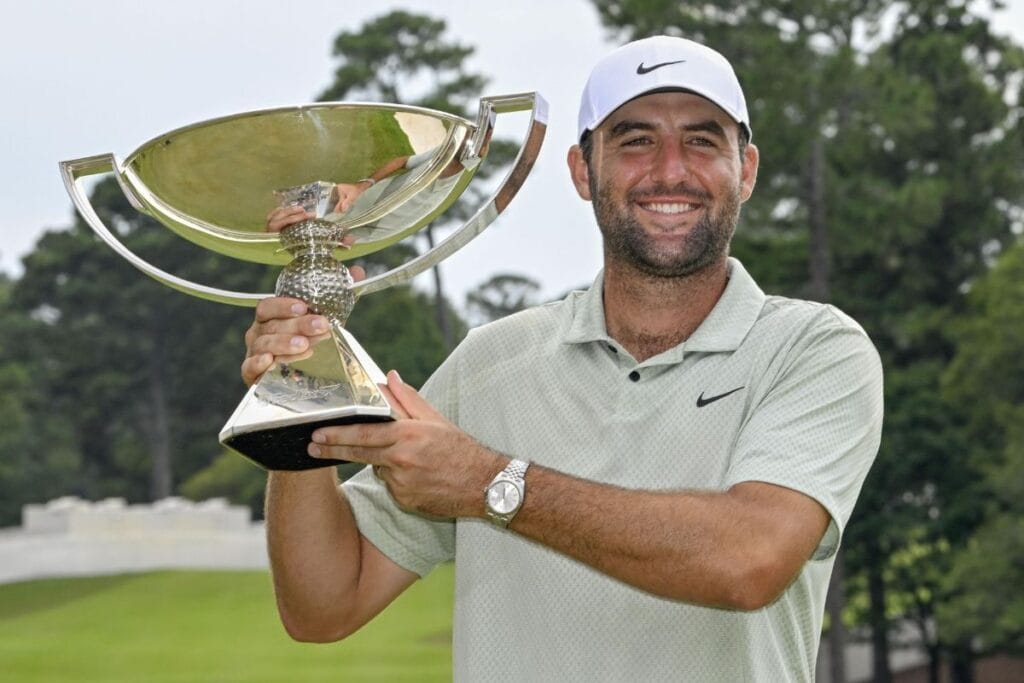 Scottie Scheffler gewinnt die Tour Championship 2024 und damit den FedExCup (Foto: Picture Alliance)