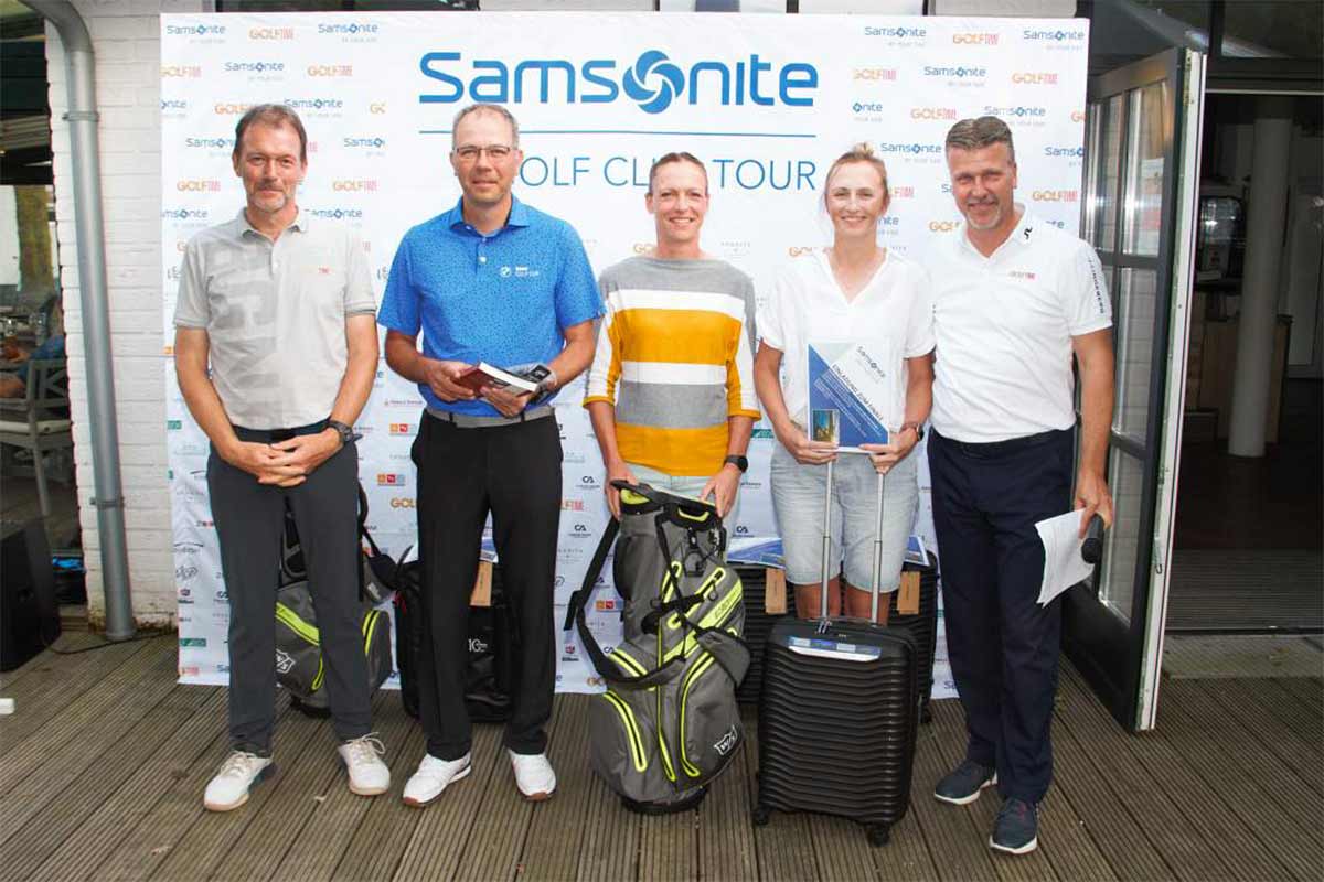 SAMSONITE Golf Club Tour 2024: Die Siegerinnen und Sieger der Nettoklasse B beim Regionalfinale West im Golf International Moyland