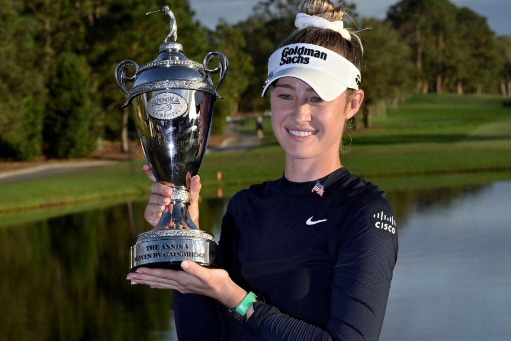 Nelly Korda gewinnt beim THE ANNIKA 2024 ihren siebten Saisontitel auf der LPGA Tour (Foto: Picture Alliance)