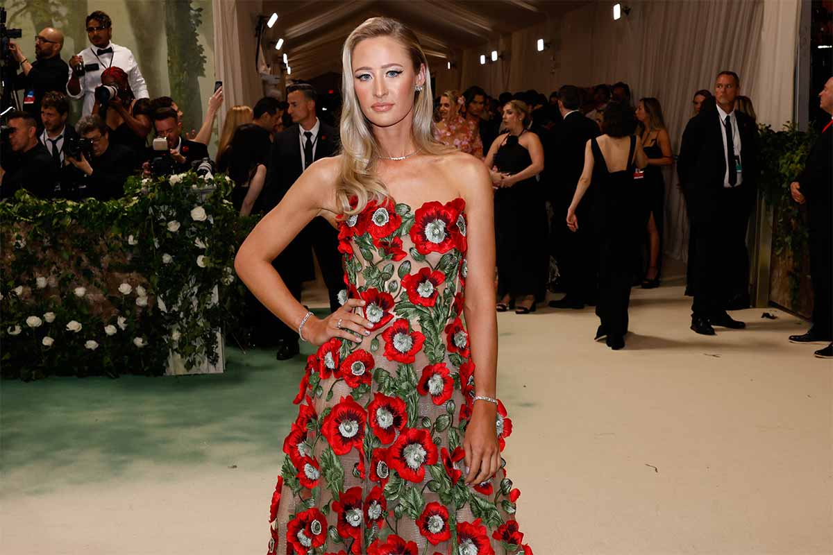 Starauflauf: Nelly Korda bei der Met Gala 2024 in New York (Foto: picture-alliance)